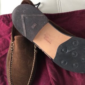 Allen Edmonds Dylan Penny Loafers Brown Suede